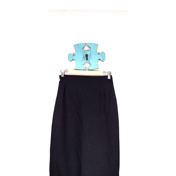 Eileen Fisher Woman Basic Black Skirt Plus Size 1X Gothcore Officecore Corpcore - Picture 2 of 10